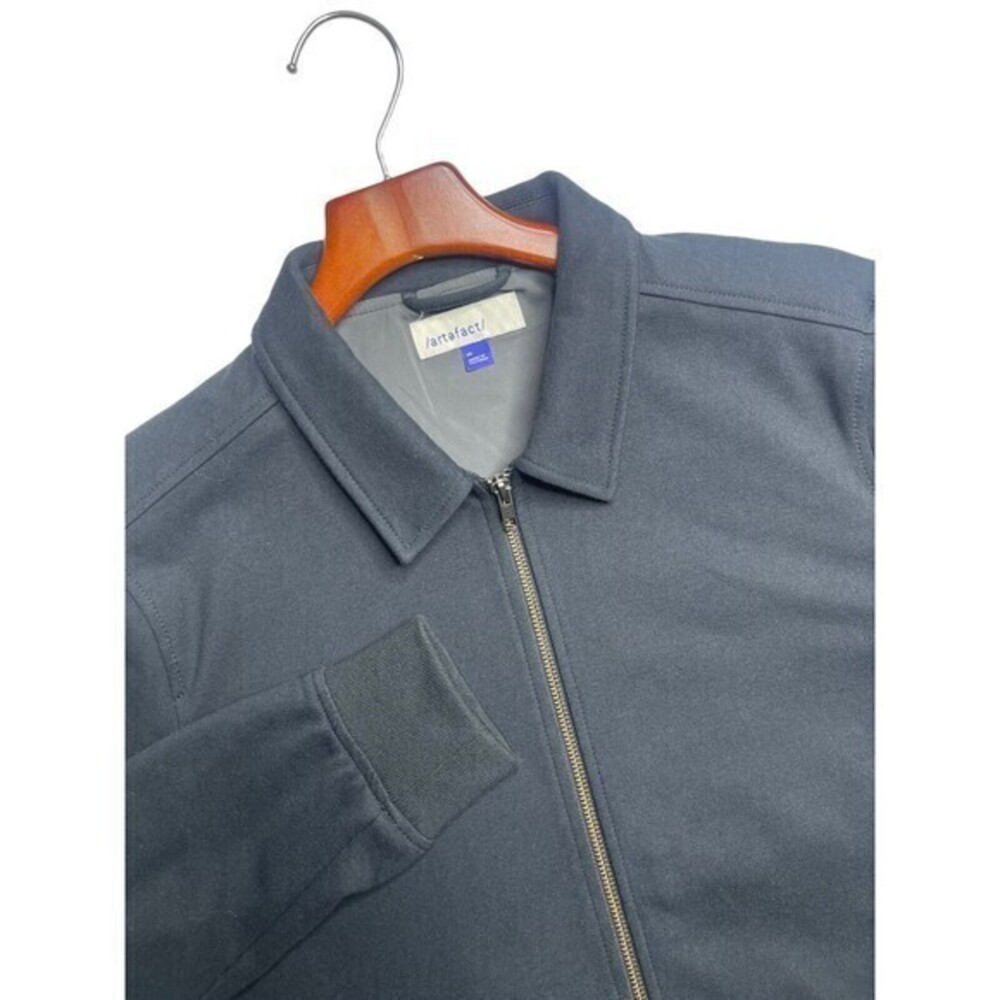 artefact jacket medium black adult mens stretch fitted athletic
